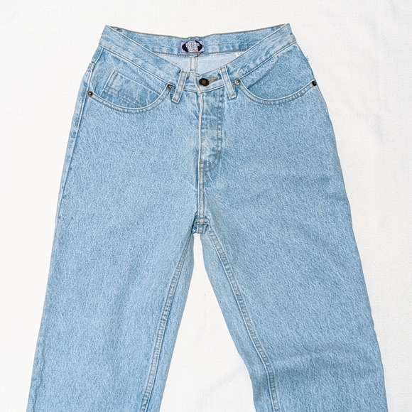 Cotton Blue | Vintage | Flare Leg | Embroidery - Picture 3 of 7